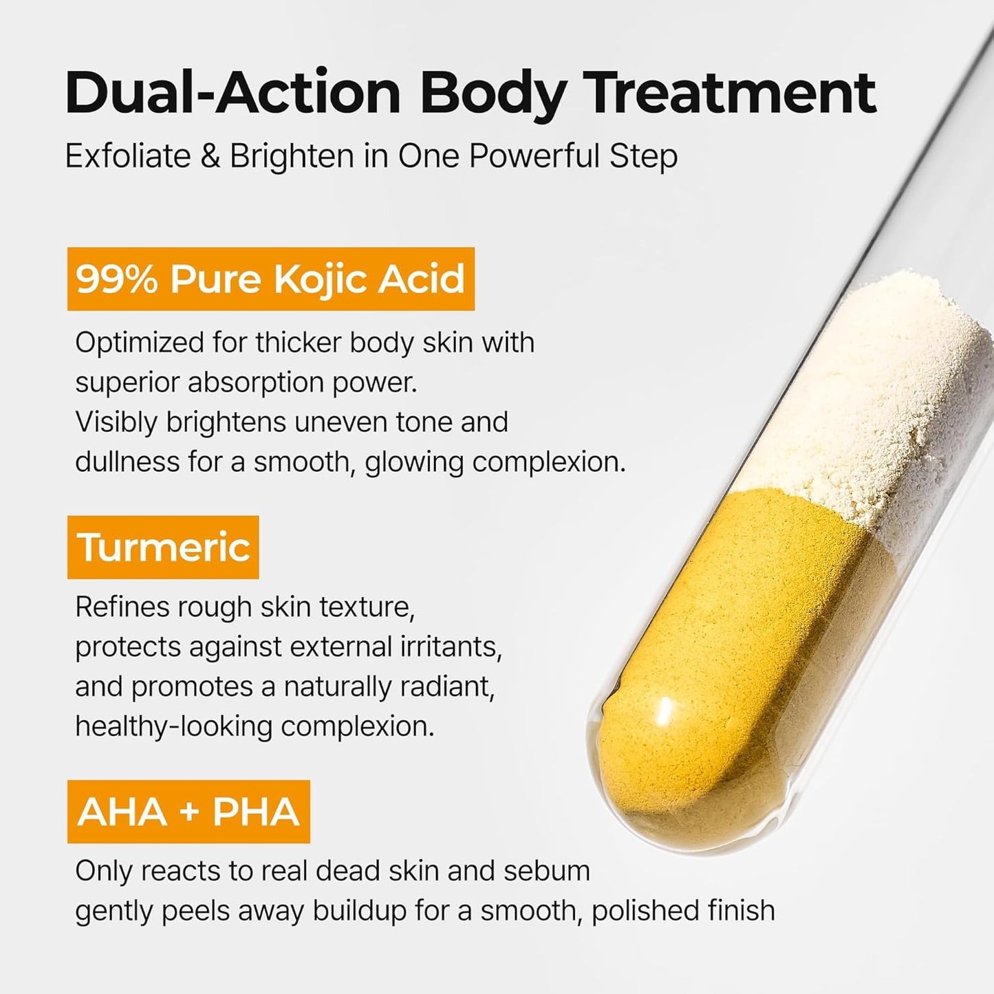 Body Peel Shot Spray Face Peeling Kojic Acid Turmeric Spray 200Ml