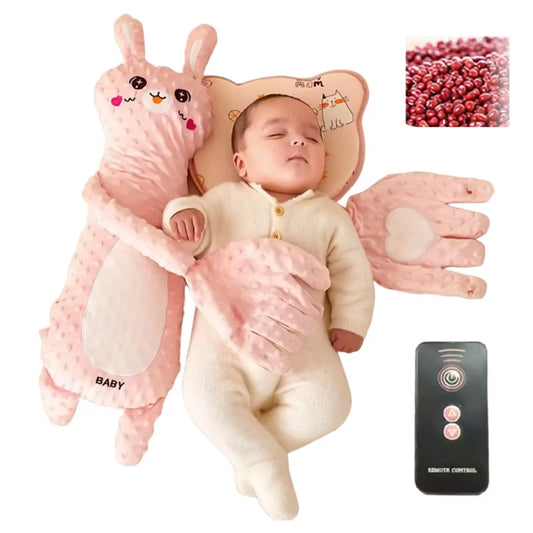 Infant Comforter: Soft & Breathable Cartoon Pacifier with Automatic Beating for Peaceful Sleep